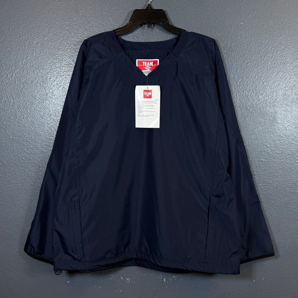 Team 365 L men’s blue dominator Waterproof Windshirt sweatshirt tt84 NWT